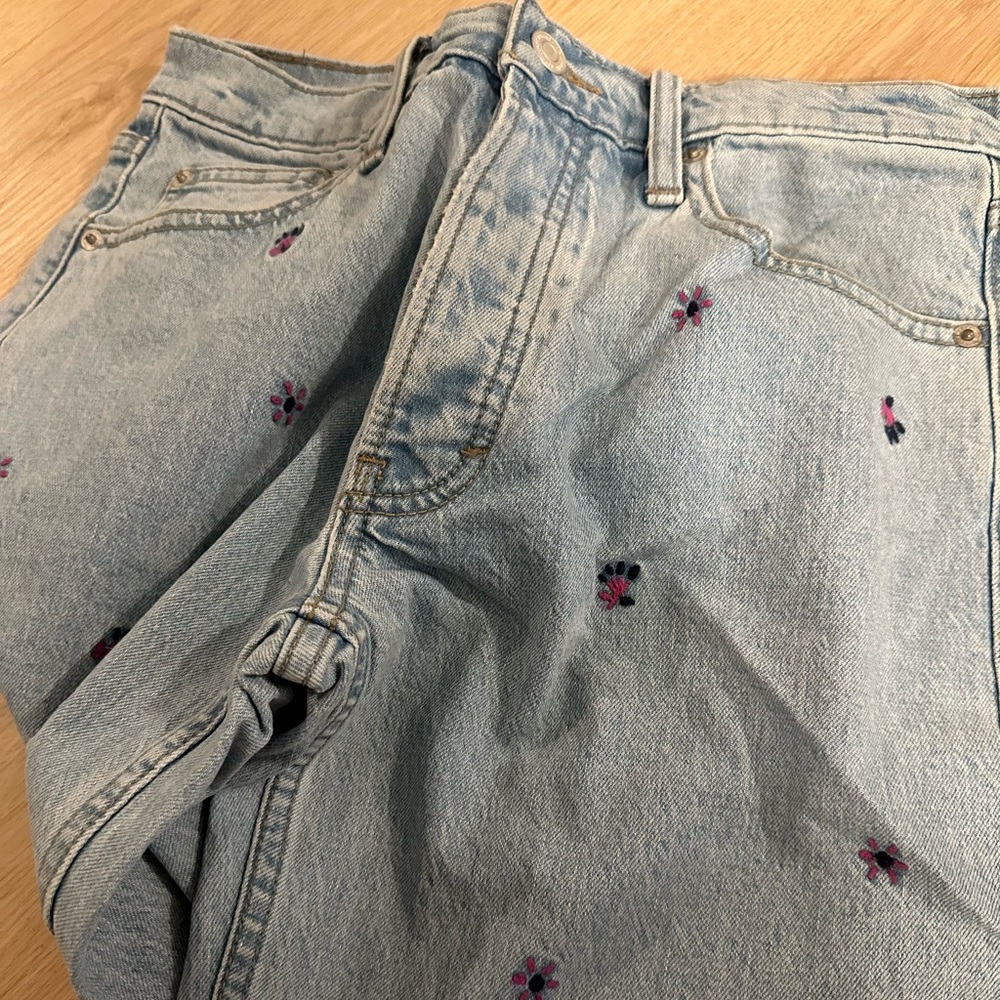 Lucky Brand Floral Pattern Jeans
